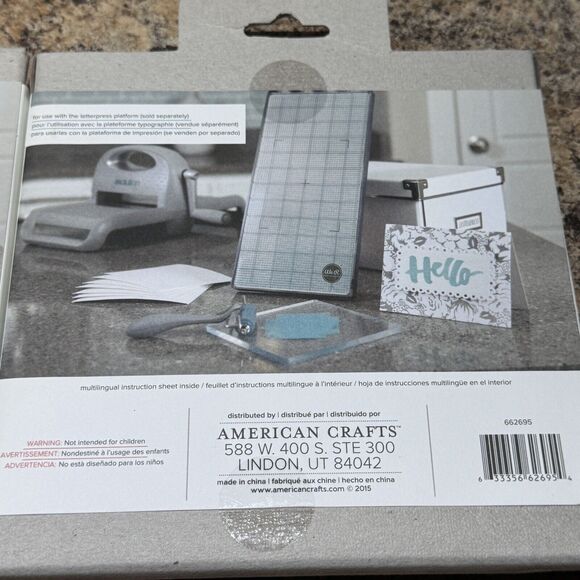 We R Memory Keepers Letterpress Plates Set 18 pcs True Stories Documentary New - Picture 4 of 5